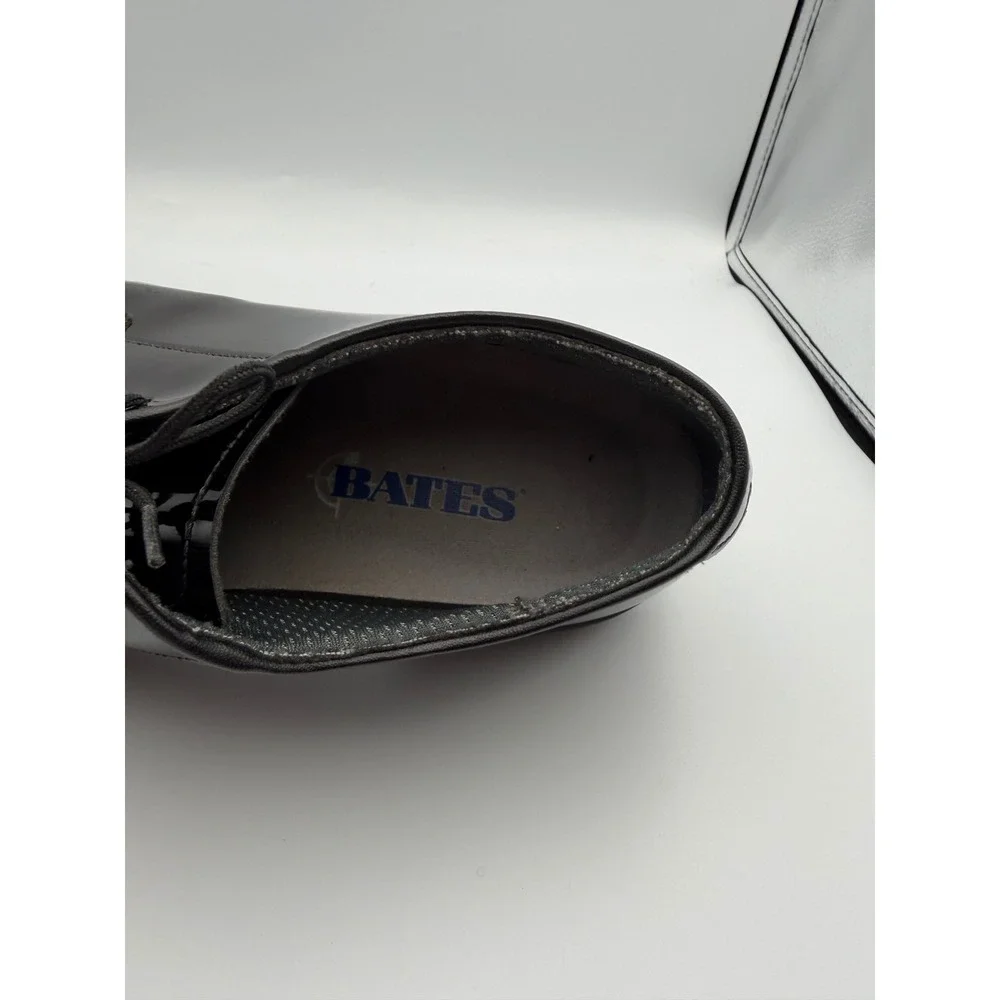 Bates High Gloss Oxford Mens 9.5 D Black Patent Dress Shoes 00942